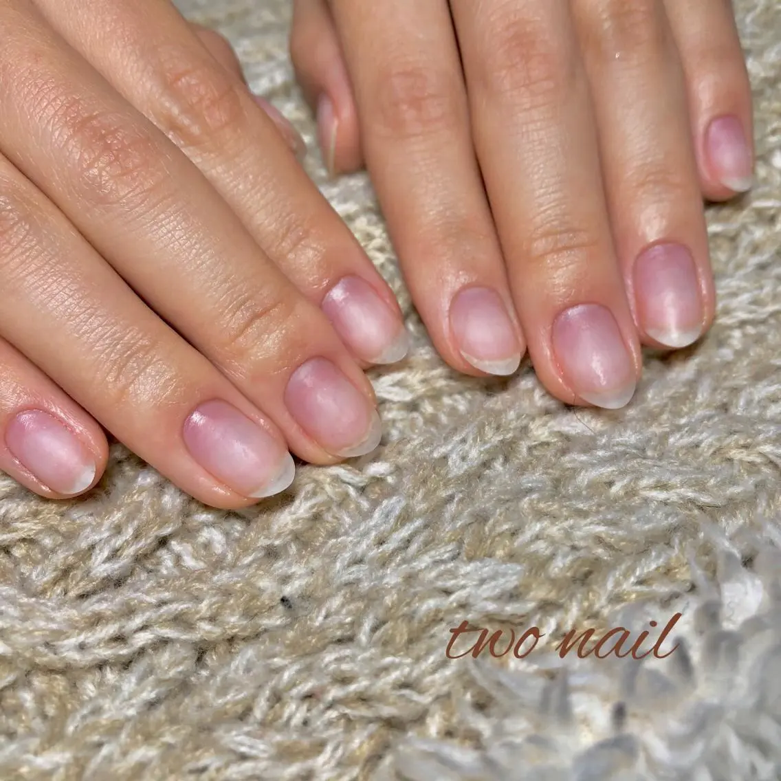 ネイル アートネイル フットネイル ハート ニュアンスネイル オフのみ(ネイル) two nailのネイルデザイン