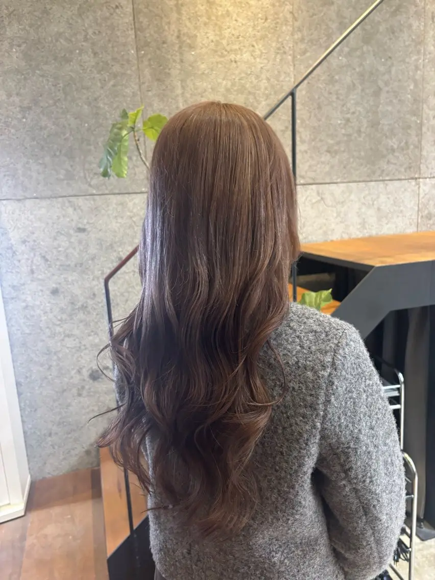 ロング カラー ヘアカラー 🎪🩰艶/モテ カラー❣️reinaのヘアスタイル
