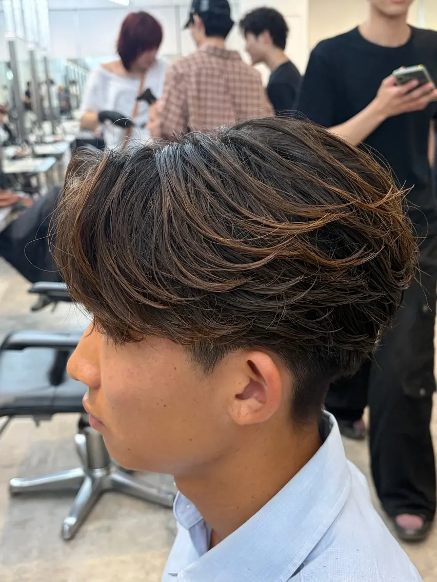 ショート メンズ カット パーマ fifth／美容師 りょうのヘアスタイル