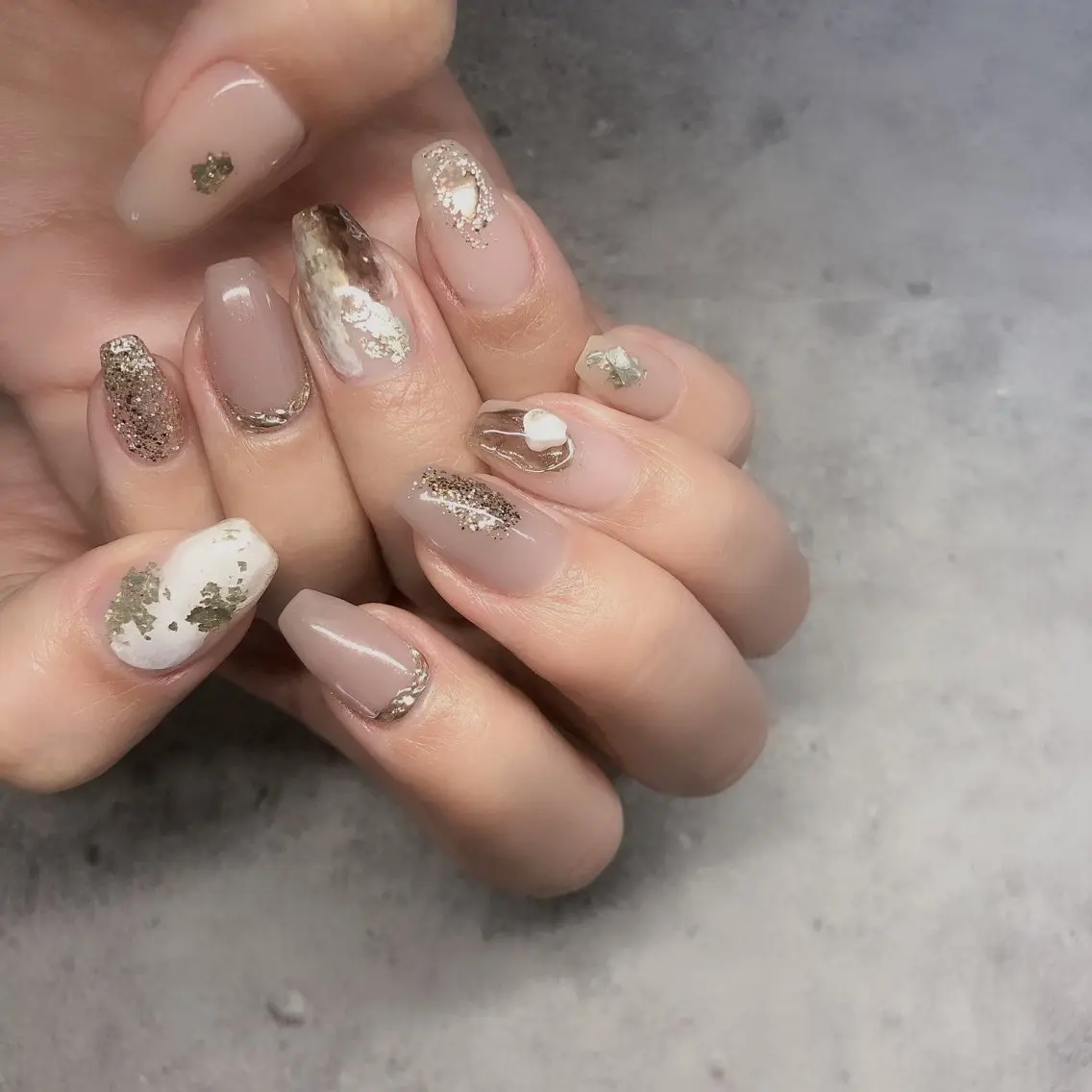 ネイル ニュアンスネイル nailsalon mionのネイルデザイン