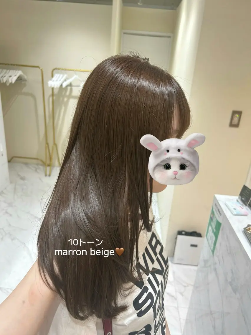 ロング カット ヘアカラー hiyori🎀 トレンドレイヤーのヘアスタイル