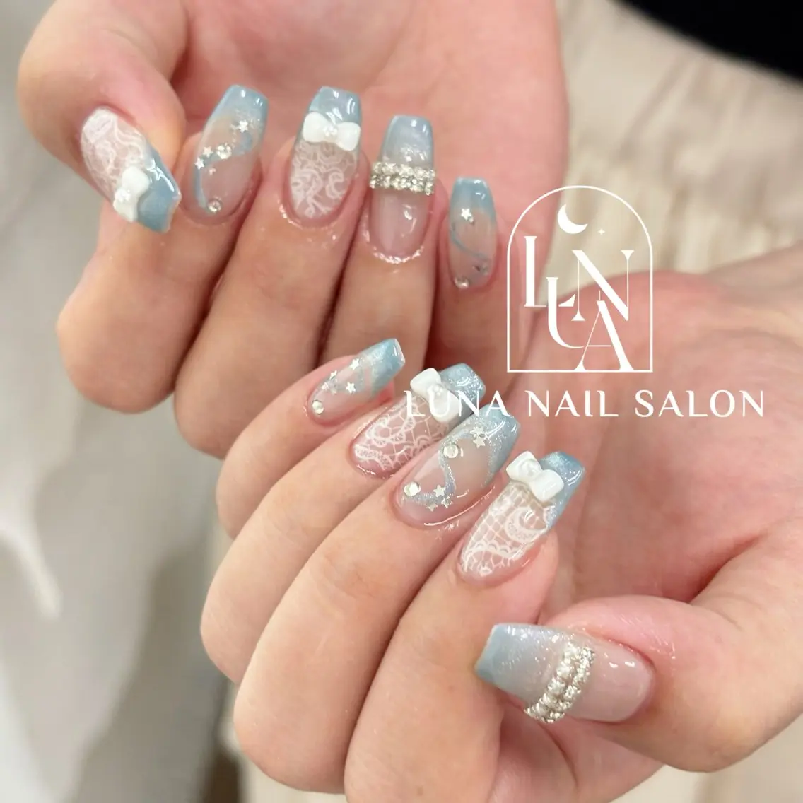 ネイル ハンドネイル ハンドケア LUNA Nail salon💕のネイルデザイン