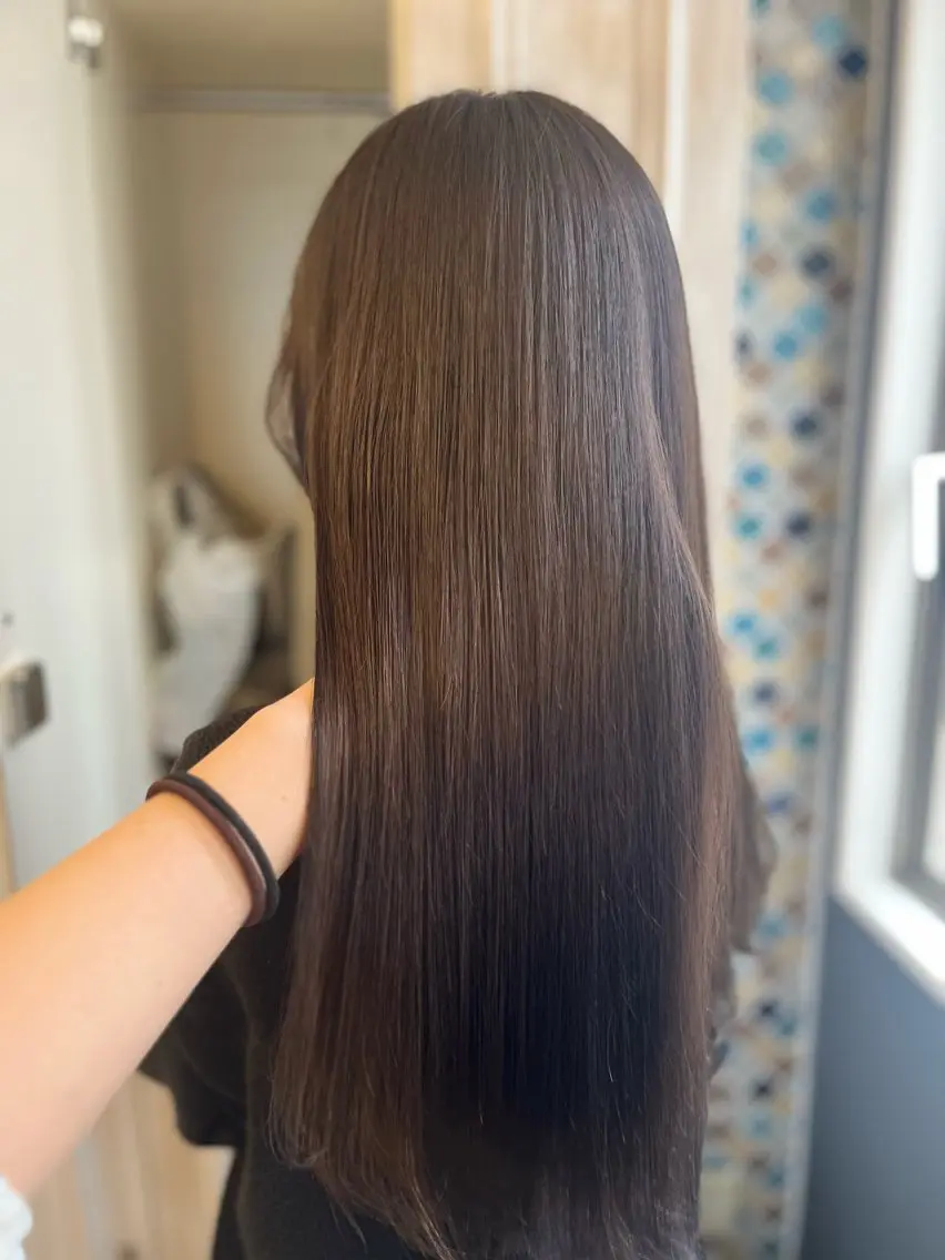 ロング ヘアカラー 友松 世奈のマツエク・マツパデザイン
