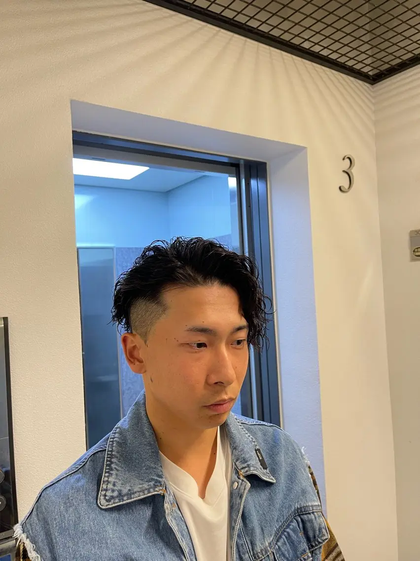 パーマ メンズ メンズパーマ 北原寿樹のヘアスタイル