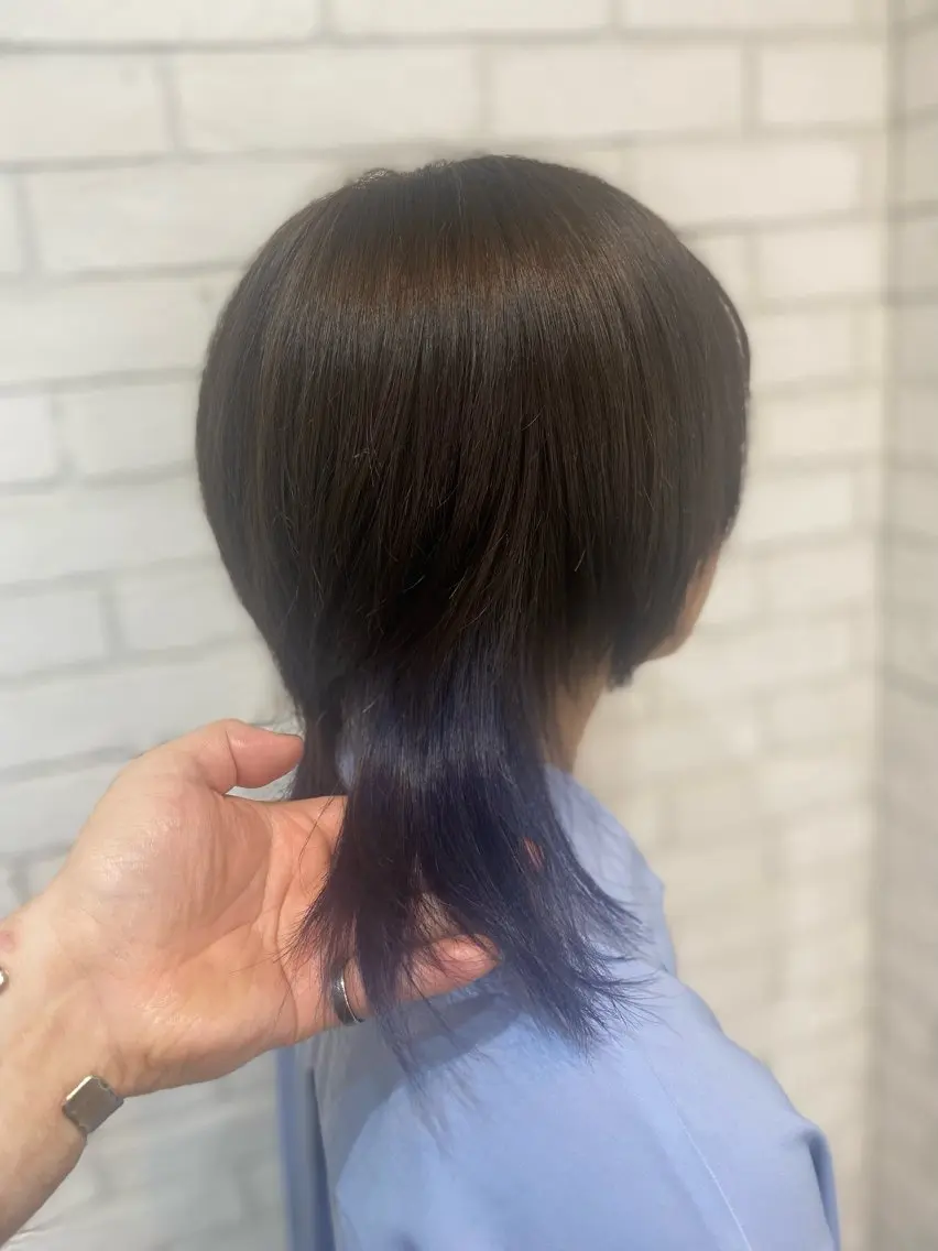 ショート カラー ヘアカラー ヨシダ フミノリのヘアスタイル