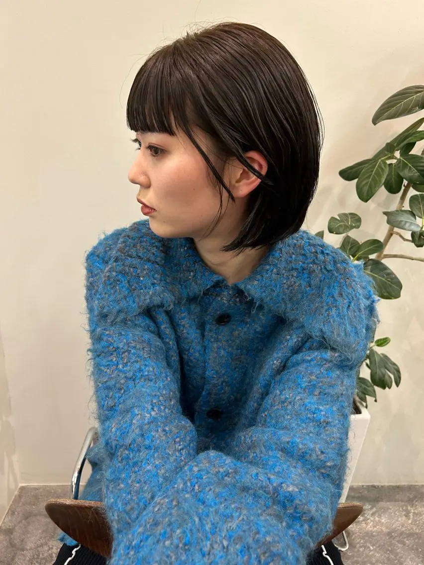 ショート 田中 樹奈のヘアスタイル