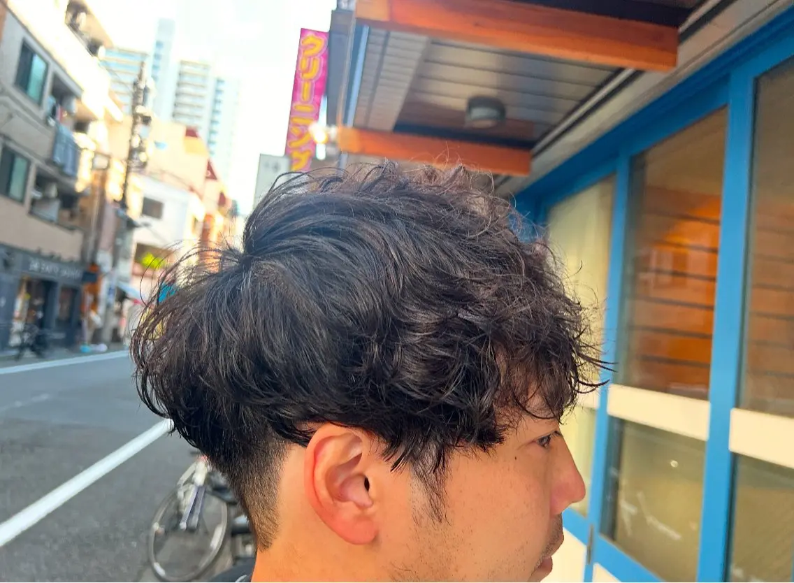 メンズ マッシュ メンズパーマ カット パーマ 【赤羽メンズ美容師】 平田 竜也のヘアスタイル