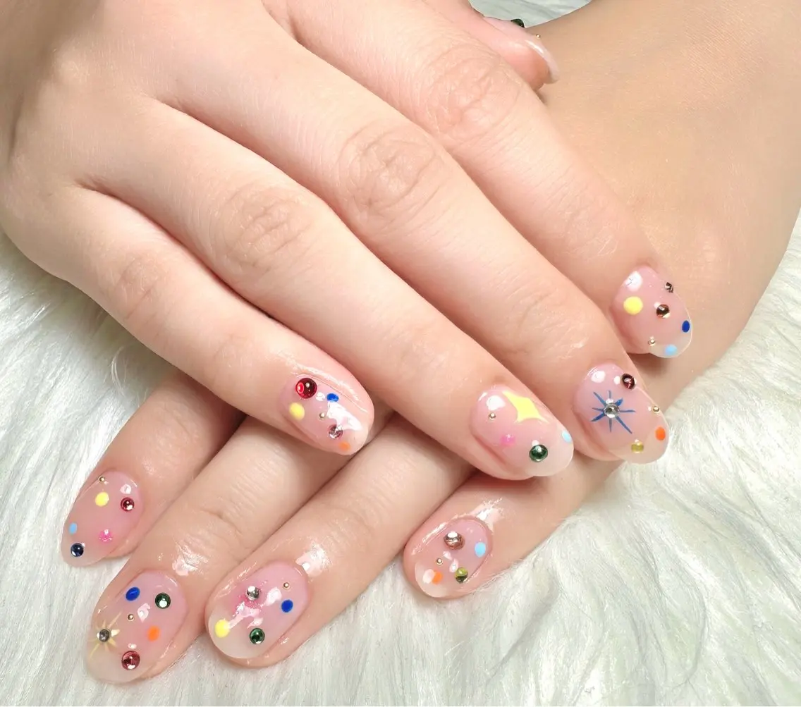 ネイル 持ち込み シンプルネイル ハンドネイル untitled Mariのネイルデザイン