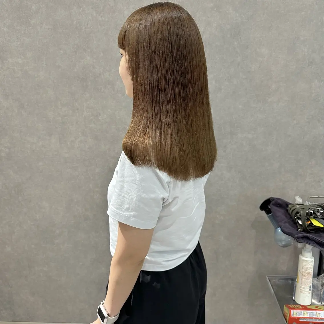 ミディアム カラー トリートメント はちすか るかのヘアスタイル
