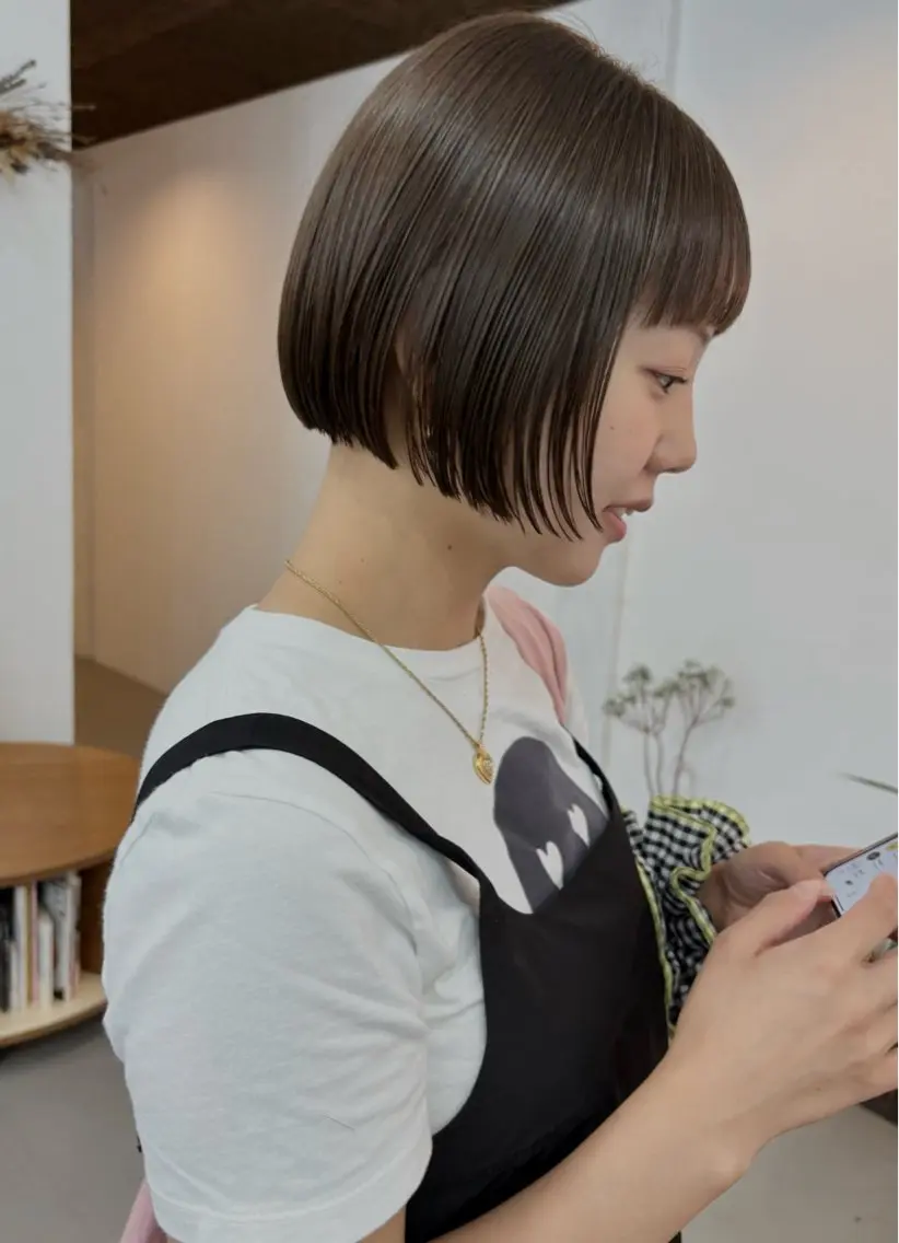 ショート カラー ボブ Spiel KOMOのヘアスタイル