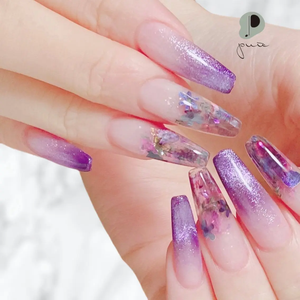 ネイル ロングネイル スカルプネイル ハンドネイル Nail salon puu kyotoのネイルデザイン