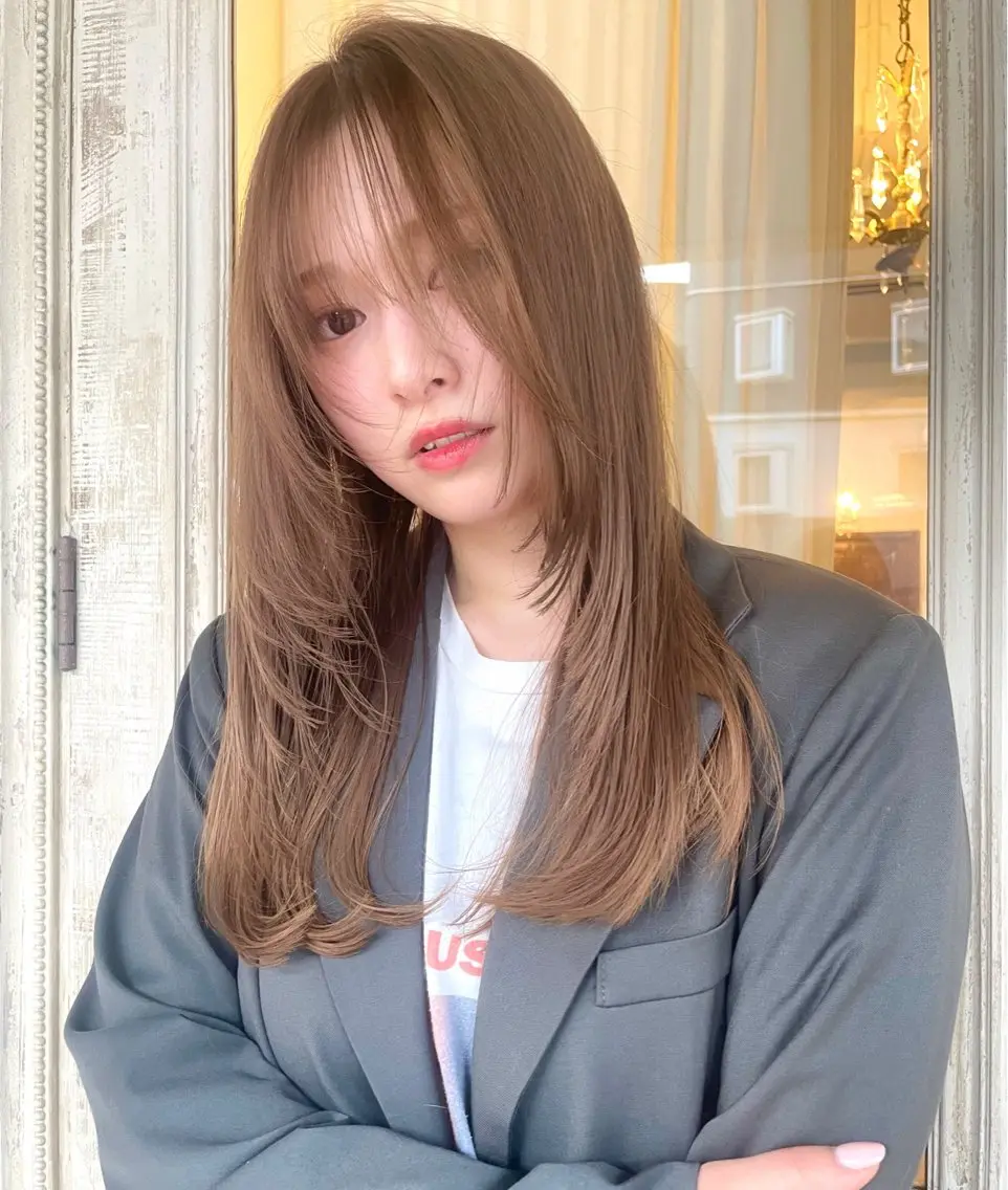 ロング カラー ブリーチ ダブルカラー ブリーチなしカラー Re;tique🎀 ／ricoのヘアスタイル