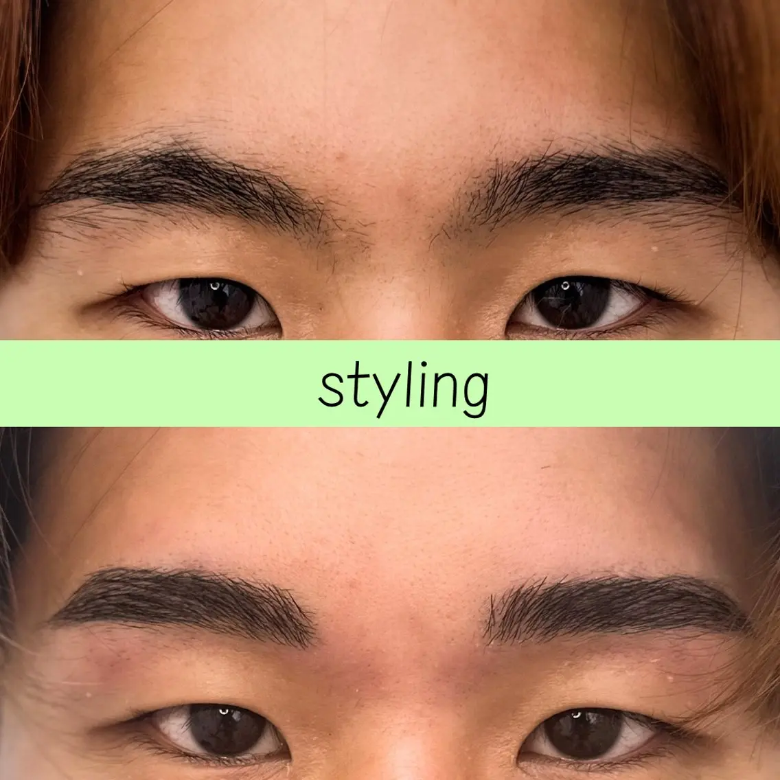 眉毛スタイリング⟡.【理想の眉毛】の写真