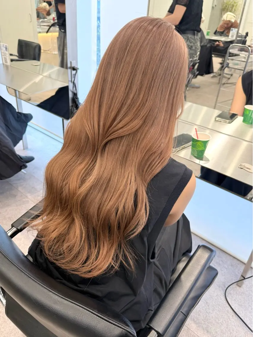 ロング カラー 似合わせ×ハイトーン ブリーチカラー/大雅のヘアスタイル
