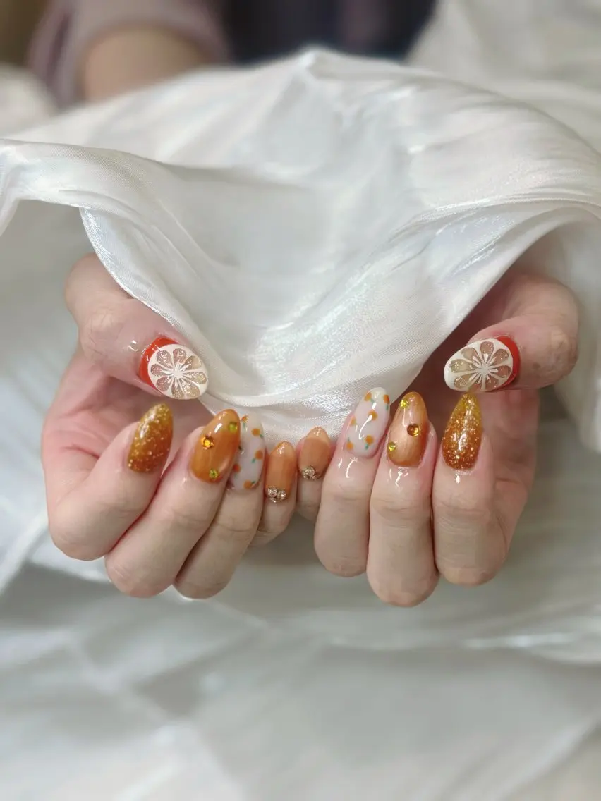 ネイル ハンドネイル ハンドケア Brillant🩵 三軒茶屋のネイルデザイン
