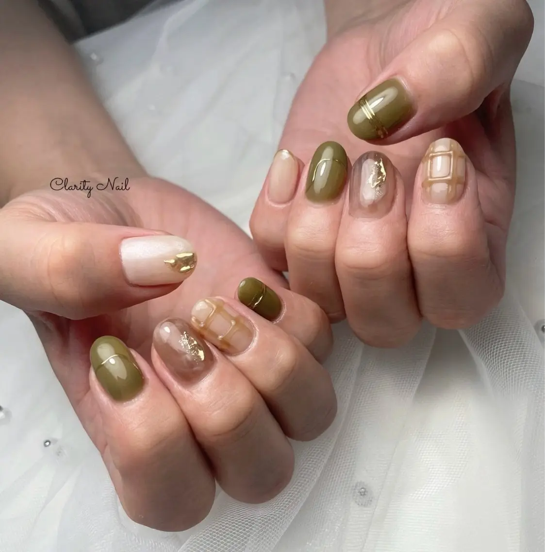 ネイル アートネイル 持ち込み ハンドネイル Clarity Nailのネイルデザイン
