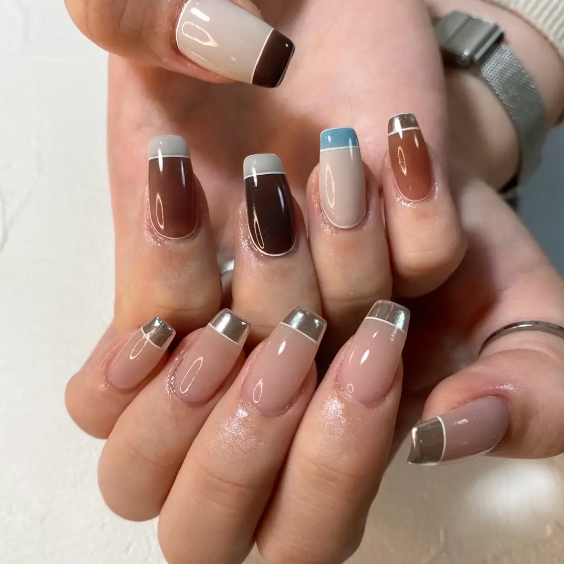 ネイル ハンドネイル joie ange rinna上本町のネイルデザイン