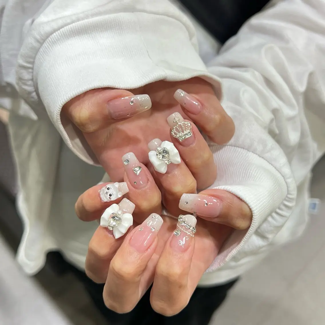 ネイル ハンドネイル 韓国🩶Y2Kネイル 💫くれはのネイルデザイン