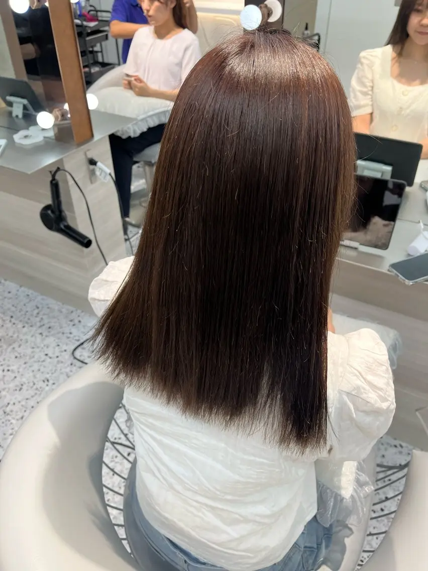 セミロング ヘアカラー トリートメント 🫧髪質改善/ かずや🫧のヘアスタイル