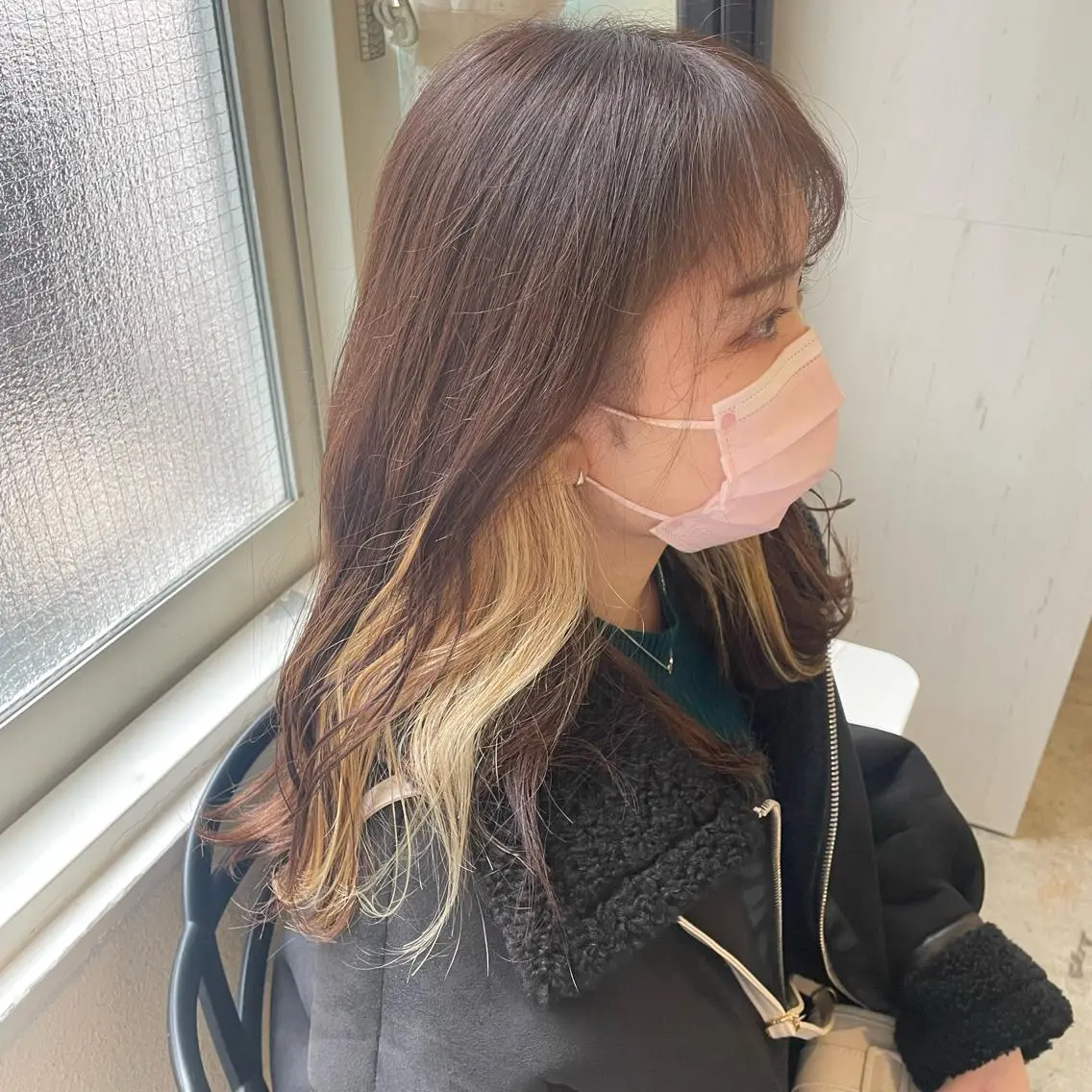 ロング カラー 北川 智海のヘアスタイル