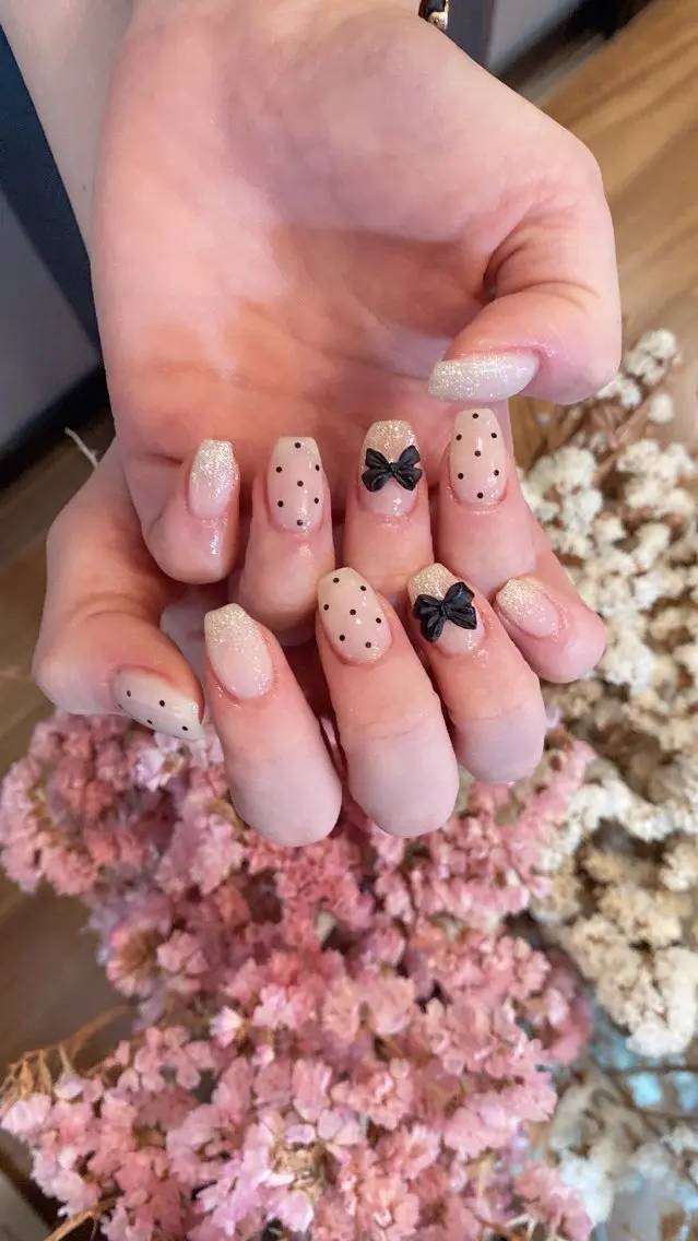 ネイル ハンドネイル crystal ⭐︎ colorのネイルデザイン