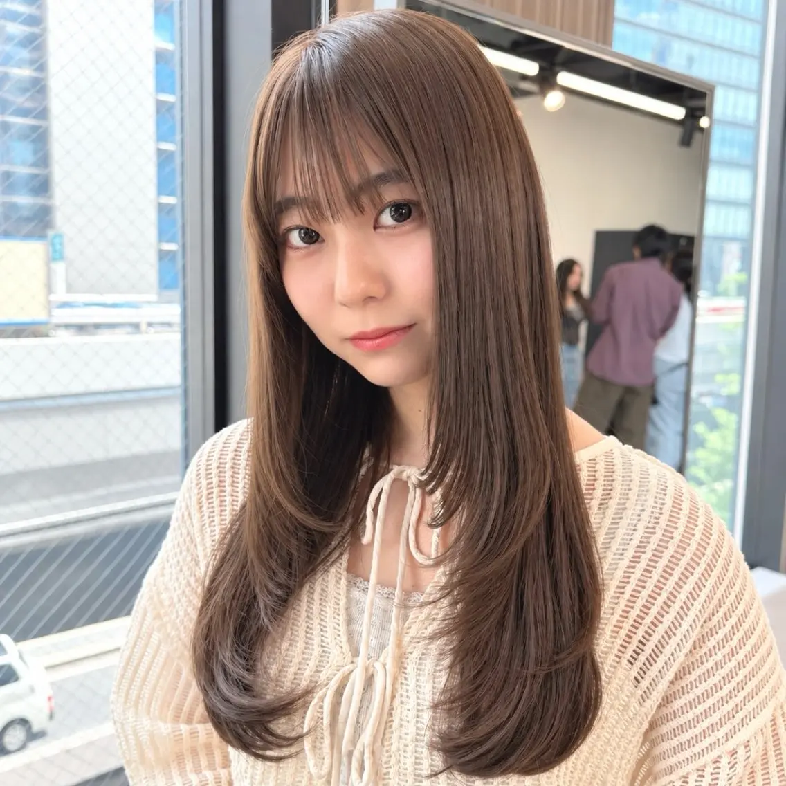 ロング カラー カット ヘアカラー kouta/レイヤー /巻ける縮毛矯正🪽のヘアスタイル