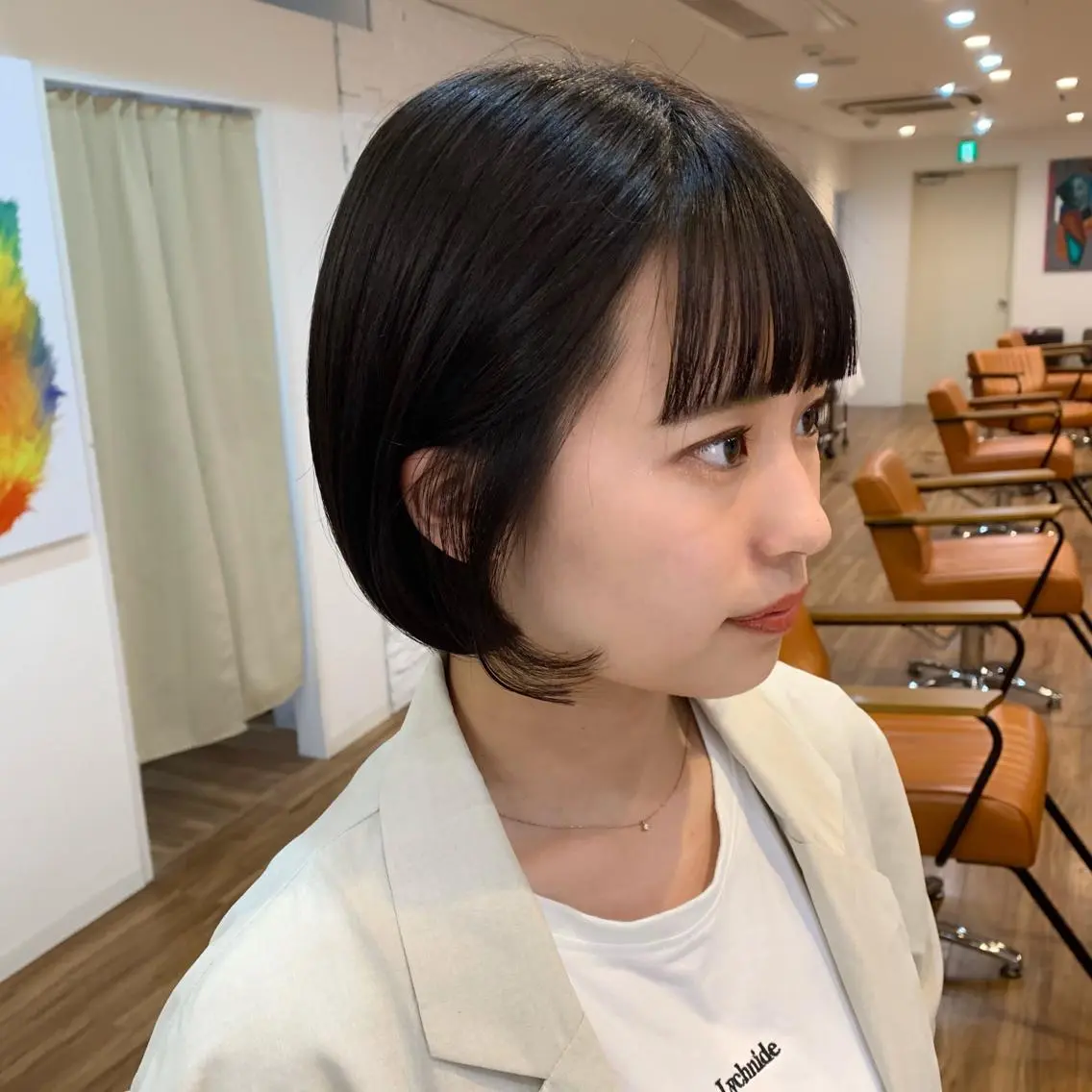 ショート ボブ 【韓国風くびれヘア】 joule小木曽輝のヘアスタイル