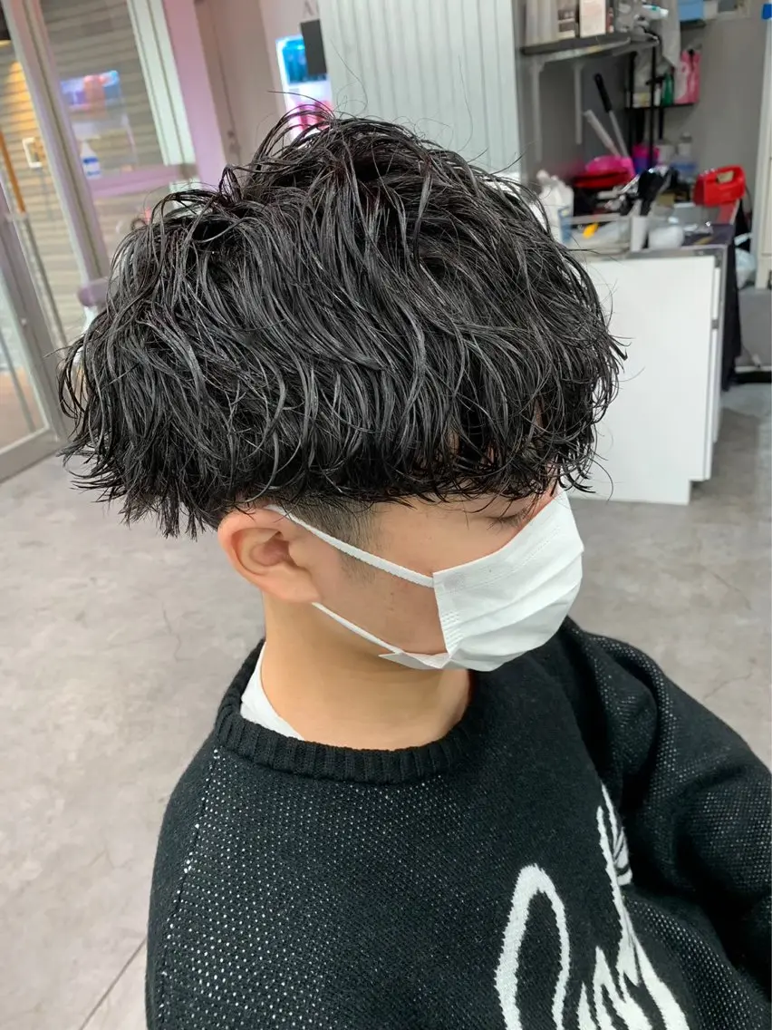パーマ メンズ カット パーマ パーマ支持率No.1 ❤️🔥安成弾のヘアスタイル