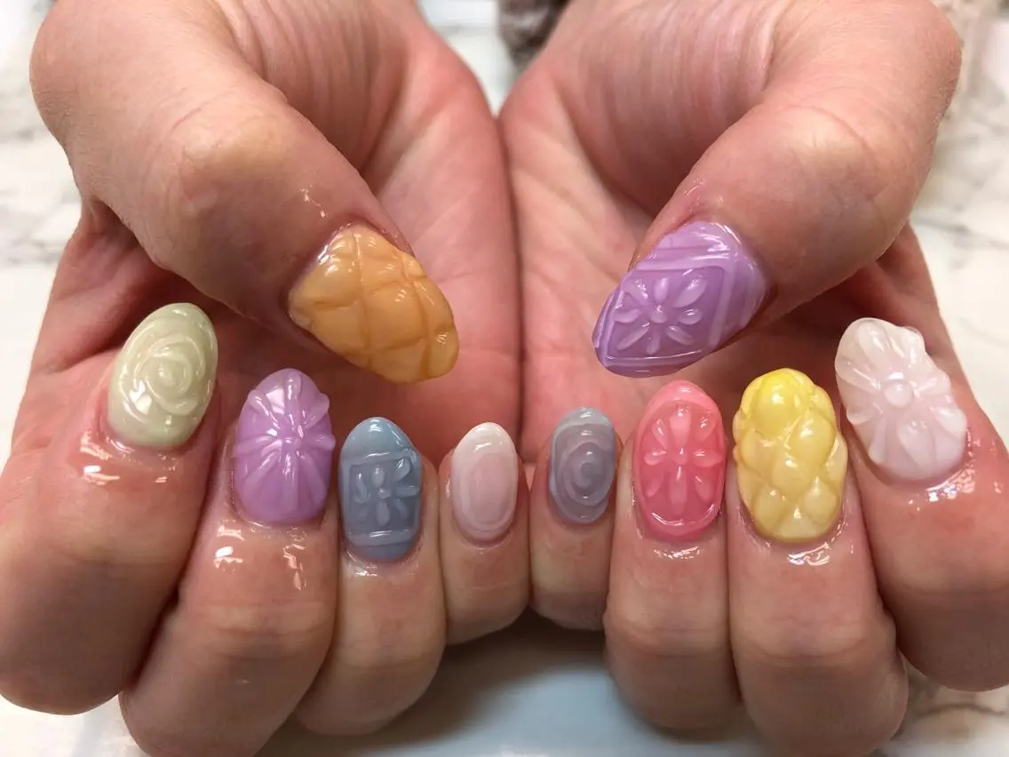 ネイル ハンドネイル BLANC machikoのネイルデザイン