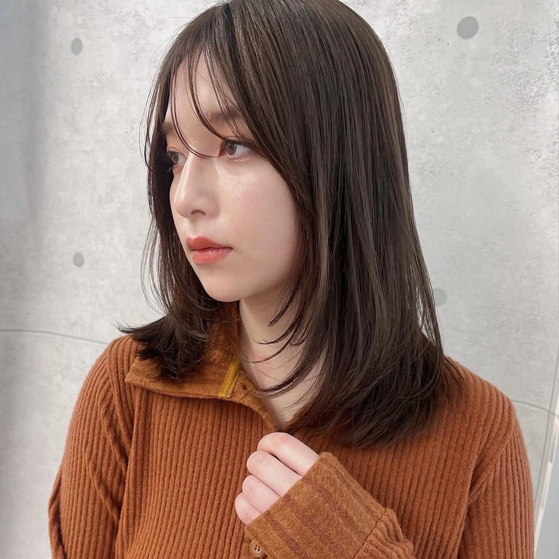 ミディアム カット トリートメント 奥村 奈々加のヘアスタイル
