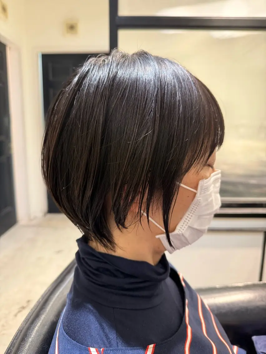 ショート 丸みショート ショートヘア カット Cadre新小岩🫧 栗原葵のヘアスタイル