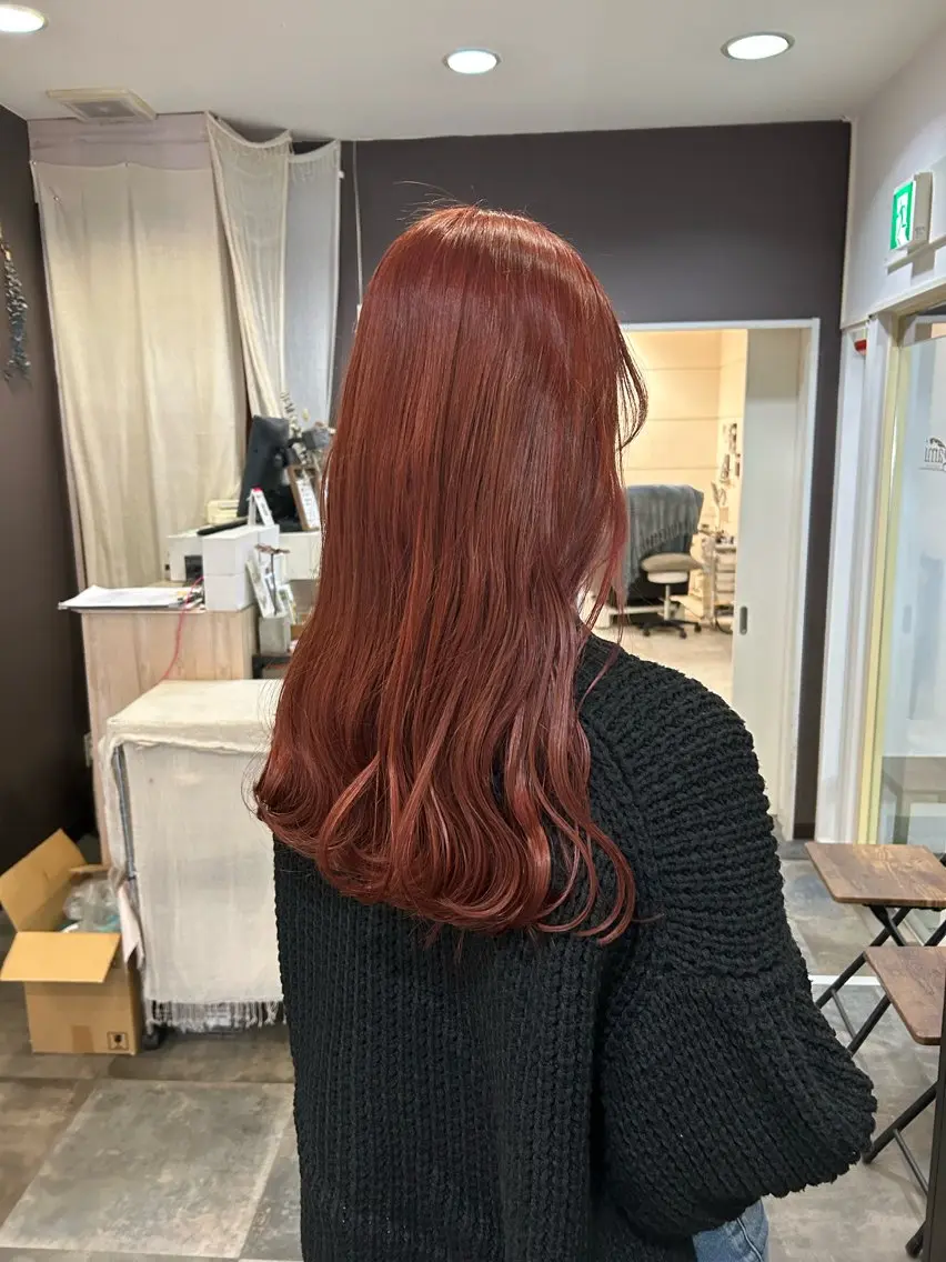 ロング カラー 吉村 夏椰のヘアスタイル