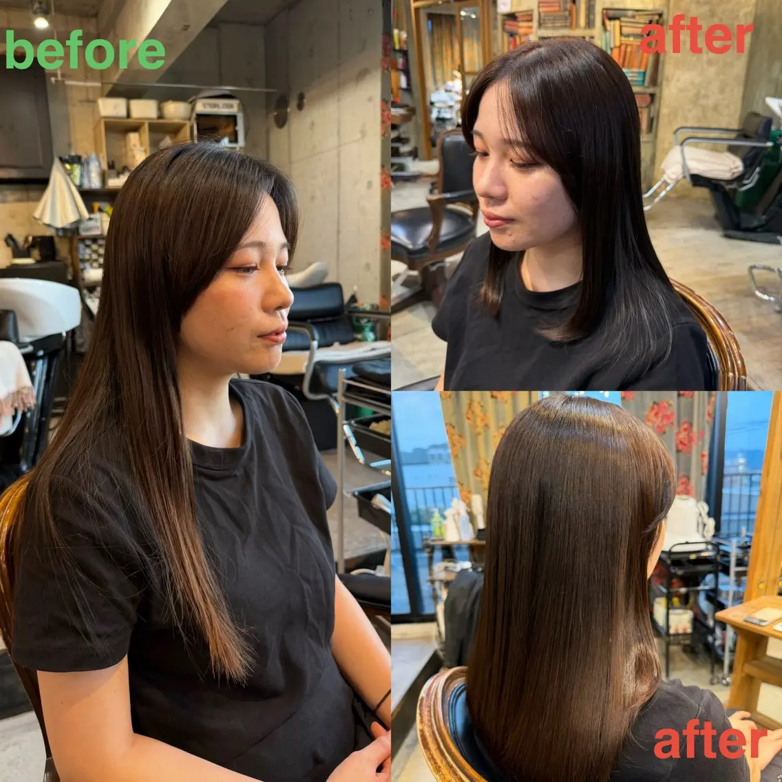 セミロング カラー ヘアアレンジ カット ヘアカラー トリートメント 🍀Ryosuke 🍀のヘアスタイル