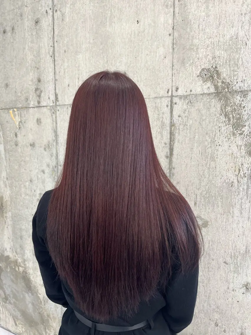 カラー ブリーチ ブリーチなしカラー ヘアカラー benji小倉店 CHIHARUのヘアスタイル