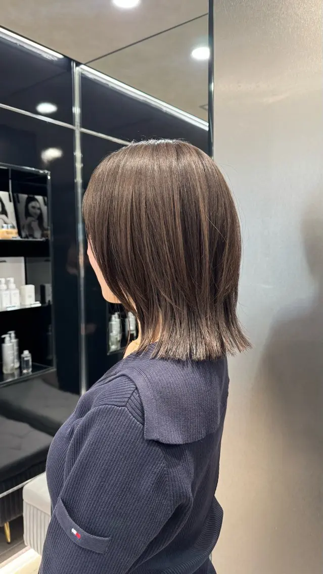 ミディアム 川田大輝 ナチュラルモードのヘアスタイル