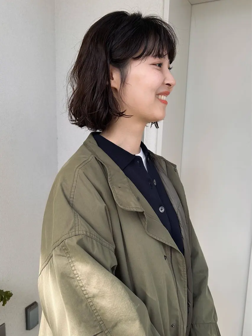 ショート パーマ ゴトウ ケンタのヘアスタイル