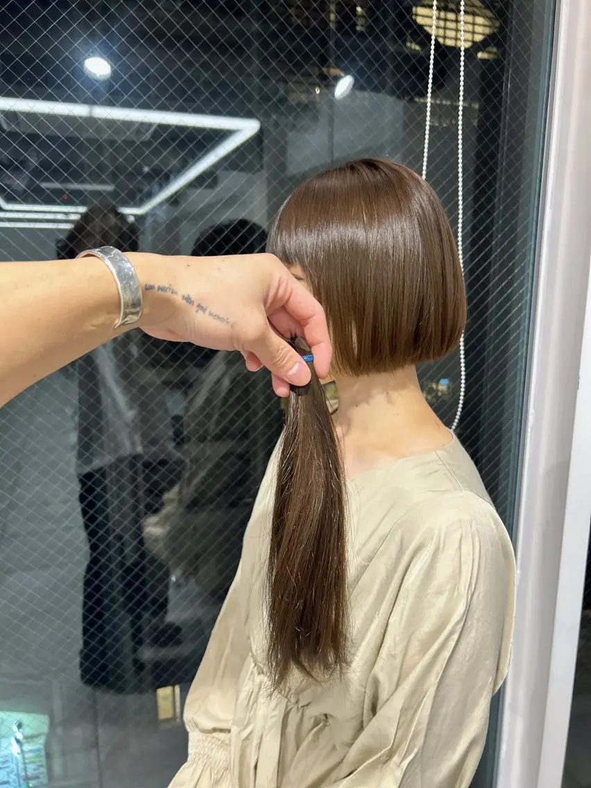 ショート カラー カット ヘアカラー トリートメント 【代表】 たき〜のヘアスタイル