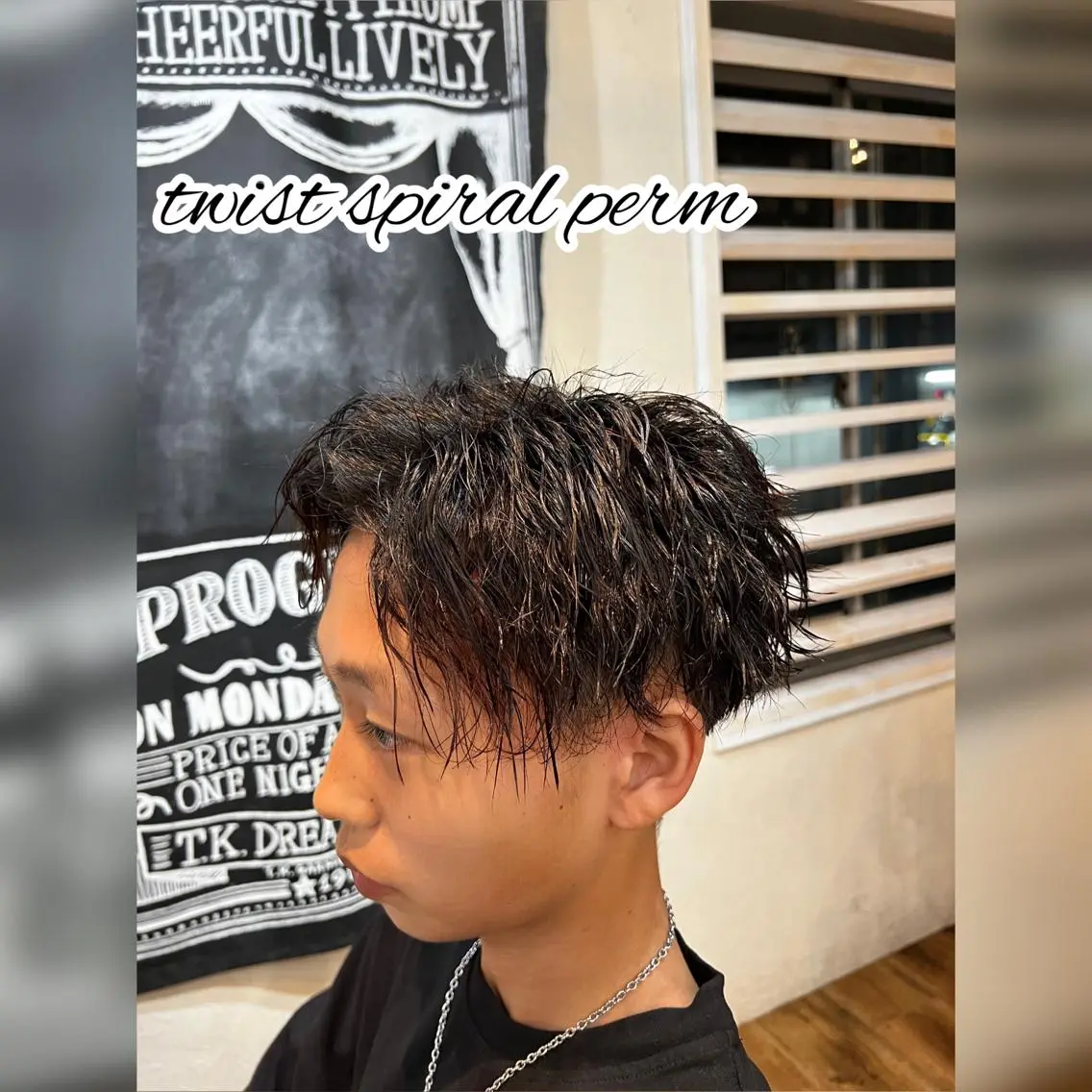 パーマ メンズ メンズパーマ ツイストスパイラルパーマ スパイラルパーマ 大谷 竜也のヘアスタイル
