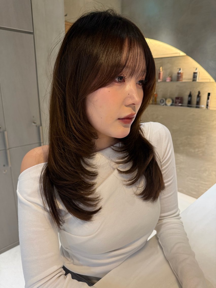 ロング ヘアカラー トリートメント 🦋高屋敷陸🦋 レイヤー/ハイトーンのヘアスタイル