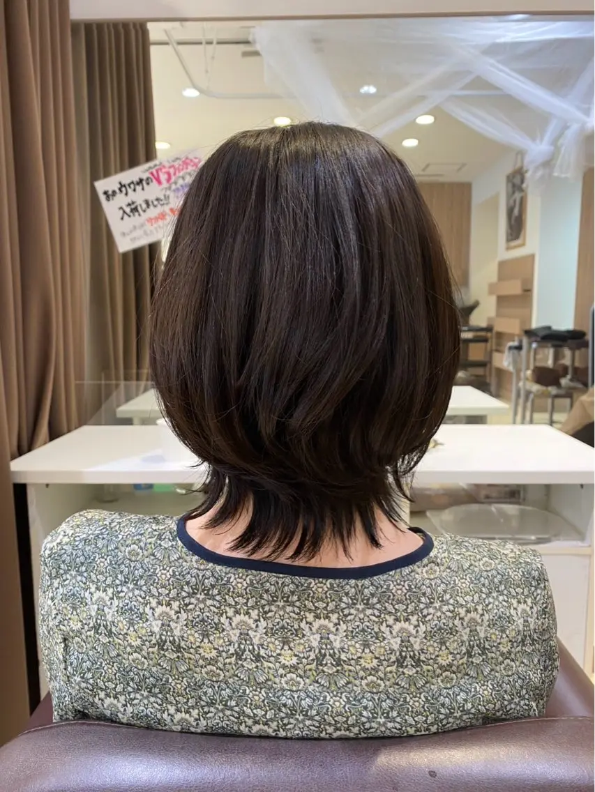 ︎︎︎︎☑︎ 𝘎𝘳𝘦𝘺 𝘊𝘰𝘭𝘰𝘳 : (肩上)自然な馴染ませグレーカラー🪄の写真