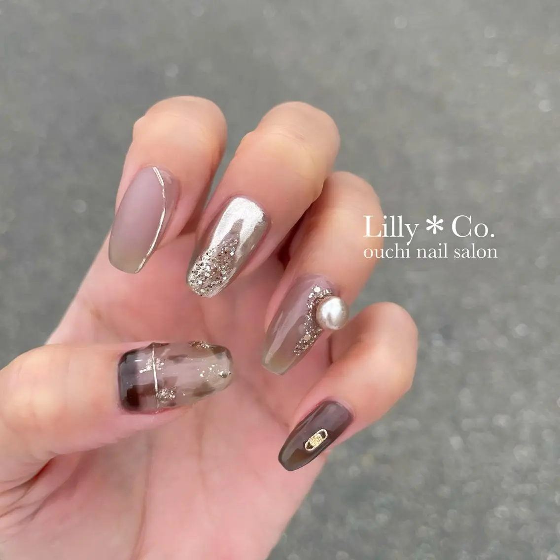 ネイル ハンドネイル ハンドケア Lilly Co.のネイルデザイン