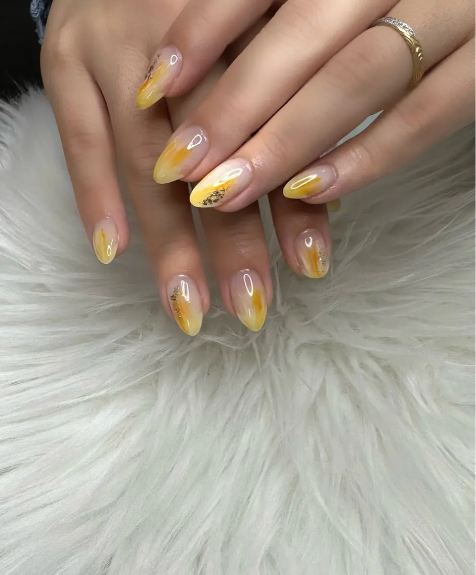 ネイル ニュアンスネイル ハンドネイル Tinker Bellのネイルデザイン