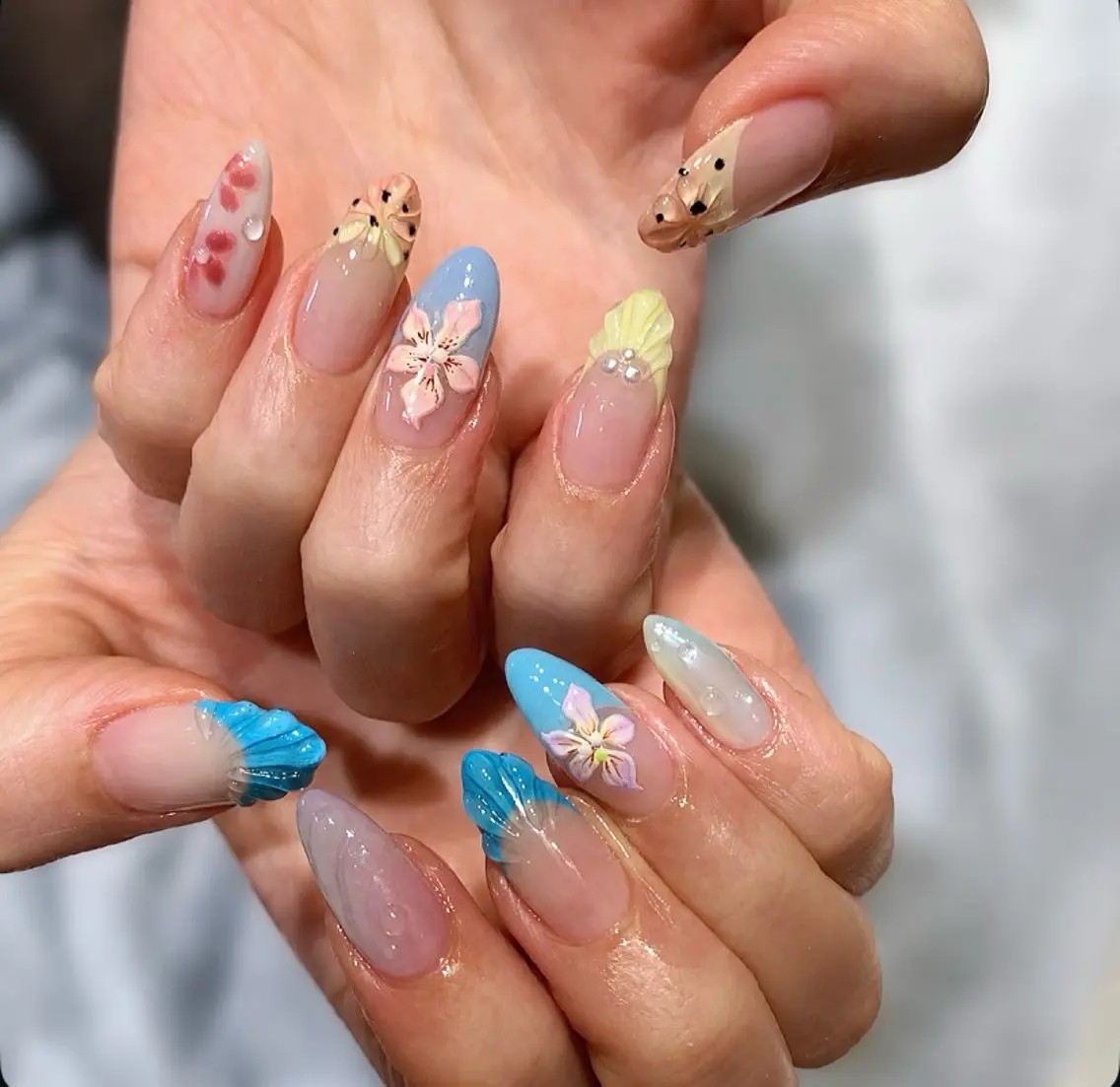 ネイル 夏ネイル nailAVANCE akariのネイルデザイン