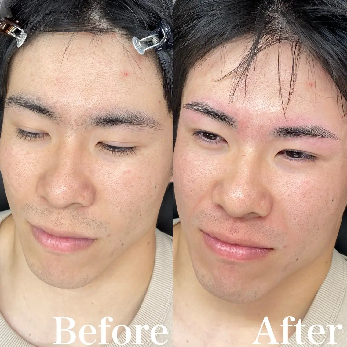メンズ アイブロウ ワックス脱毛 眉カット メンズ眉毛専門柏 Re:gidSATUの眉毛・アイブロウイメージ