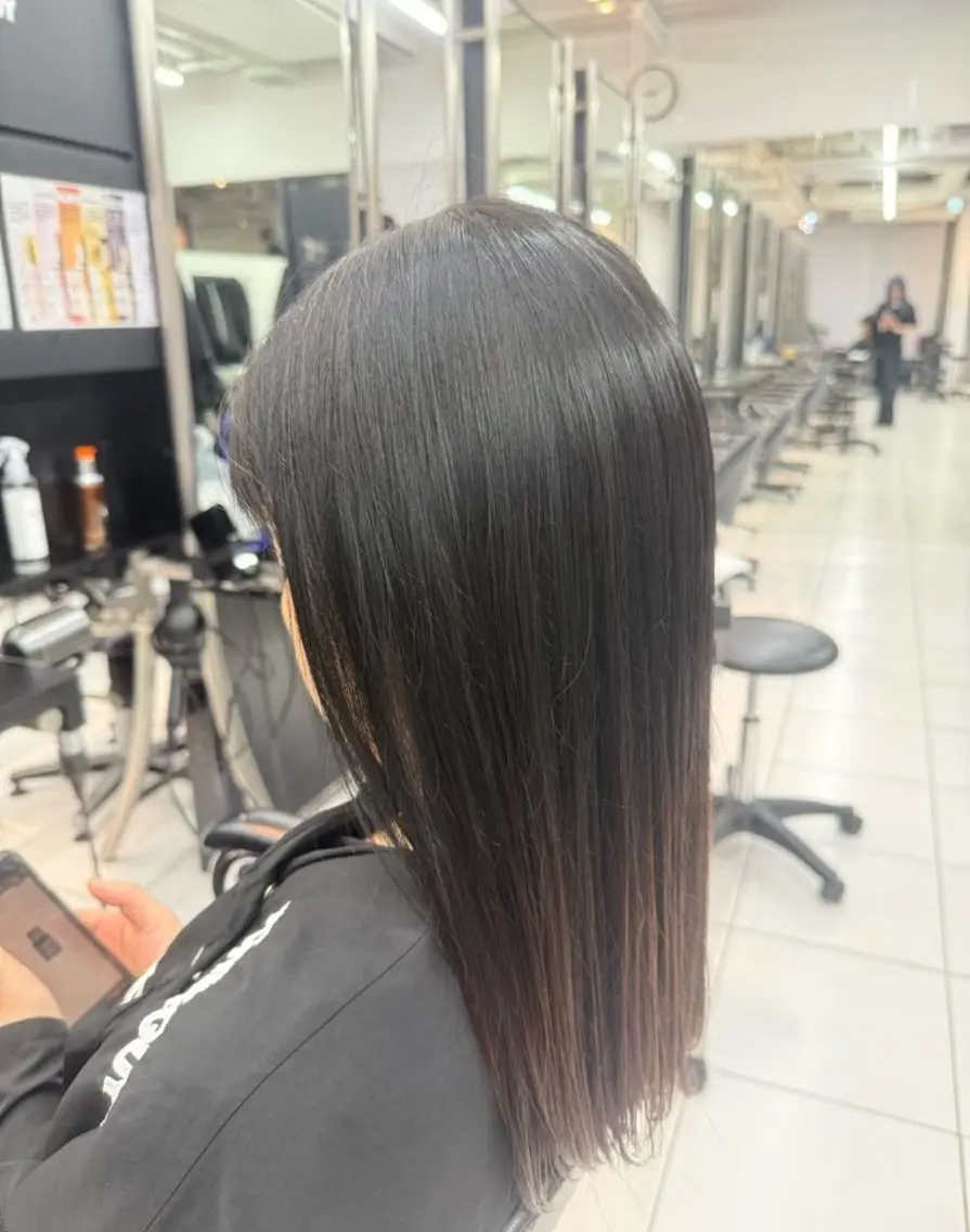 セミロング セミロングパーマ 吉田 友朗のヘアスタイル