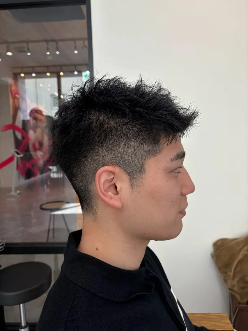 メンズ 刈り上げ メンズベリーショート カット メンズカット クドウユウキのヘアスタイル