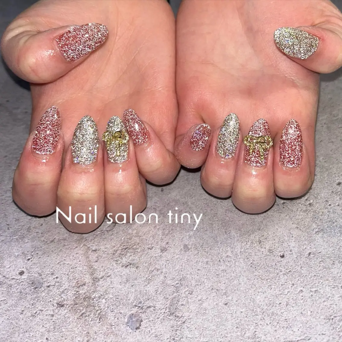 ネイル Nail salon tiny🩵のネイルデザイン