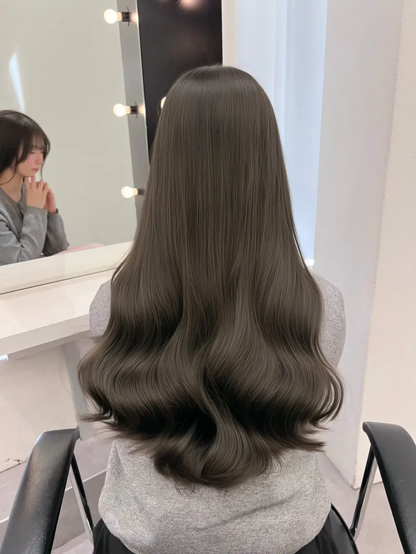 ロング ヘアカラー トリートメント しゅういち/赤み消し カラー特化のヘアスタイル