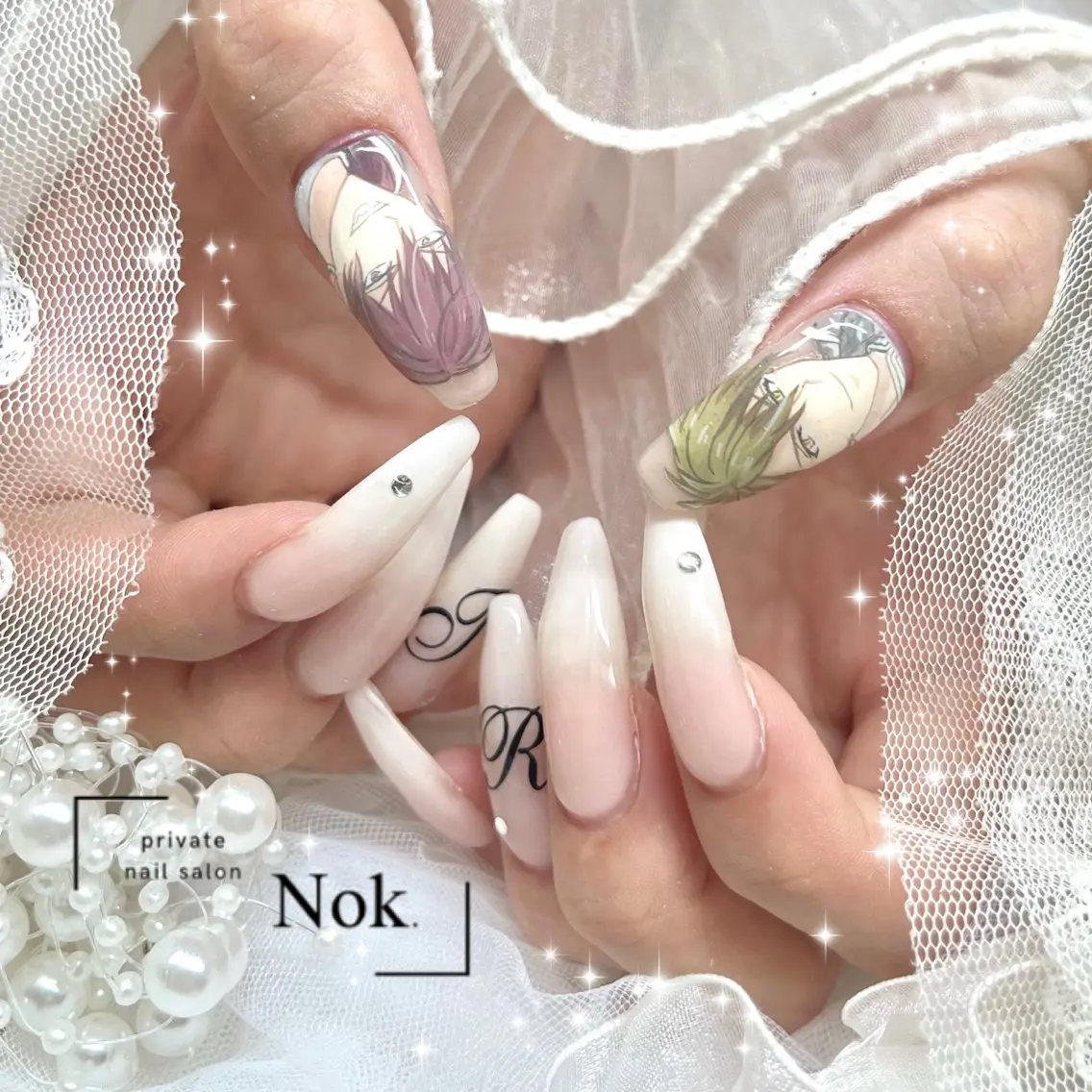ネイル グラデーション ハンドネイル 池袋痛ネイル Nok. 渡辺のネイルデザイン