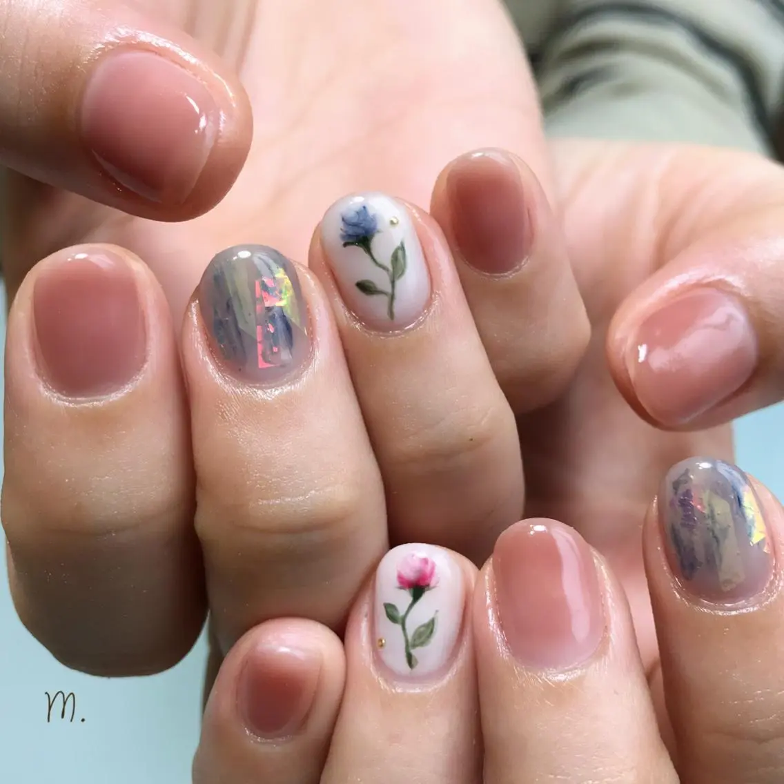 ネイル フラワーネイル ハンドネイル Nakazawa Mayuのネイルデザイン